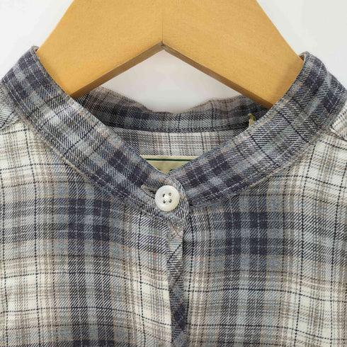 エルエルビーン L.L.Bean バンドカラーチェックシャツ メンズ