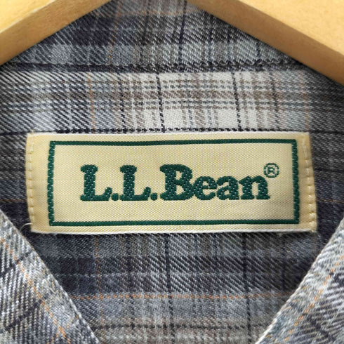 エルエルビーン L.L.Bean バンドカラーチェックシャツ メンズ