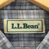 エルエルビーン L.L.Bean バンドカラーチェックシャツ メンズ