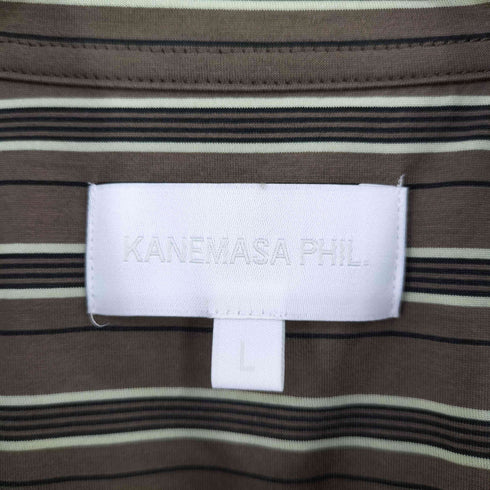 Kanemasa Phil 46G Atmosphere Stripe Shirt メンズ JPN:L