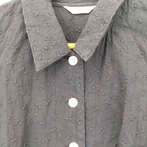 カネコイサオ KANEKO ISAO コットン総柄刺繍S/S ワンピース レディース