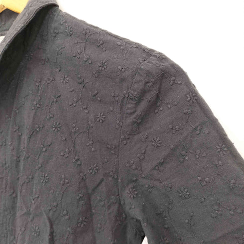 カネコイサオ KANEKO ISAO コットン総柄刺繍S/S ワンピース レディース