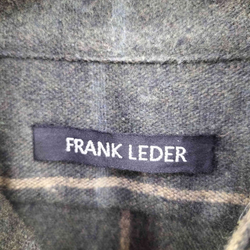 フランクリーダー FRANK LEDER WOOL CHECK SHIRTS メンズ