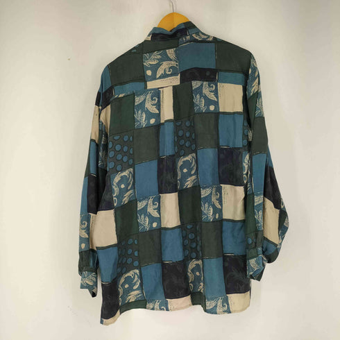L/S シルク柄シャツ メンズ JPN:M