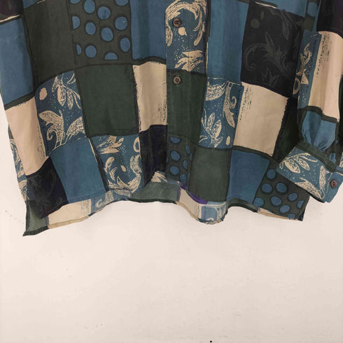 L/S シルク柄シャツ メンズ JPN:M