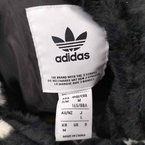 アディダスオリジナルス adidas Originals トーナル総柄プリント ファージャケット メンズ JPN:L