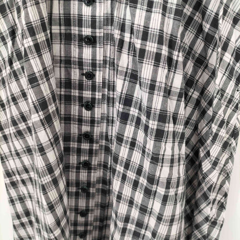 インゲボルグ INGEBORG チェック S/S オープンカラーシャツワンピース レディース JPN:M