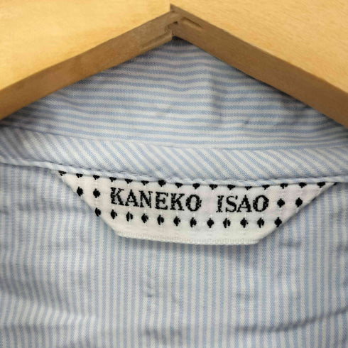 カネコイサオ KANEKO ISAO コットンストライプシャツワンピース レディース
