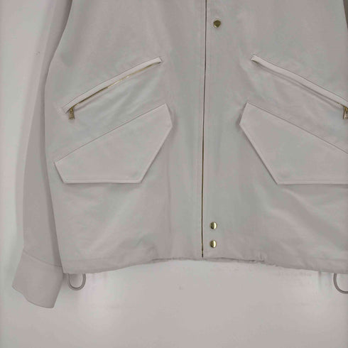 クルニ CULLNI Stretch Taffeta Double Pocket Collarless Jacket メンズ