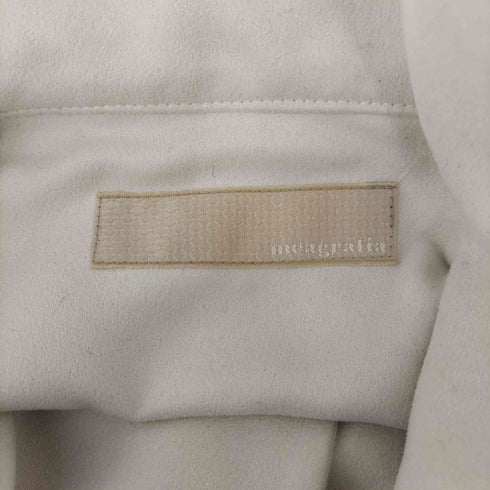 メアグラーティア meagratia Eco suede shirt BL エコ スエード シャツ ブルゾン メンズ
