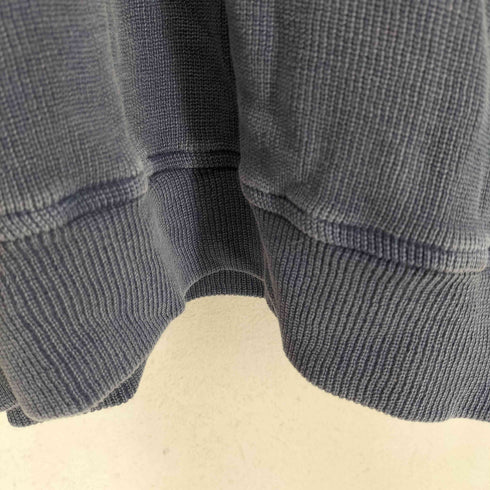 ダナキャランニューヨークジーンズ DKNY JEANS 90S レースアップ コットンニットプルオーバーパーカー 製品染 メンズ M
