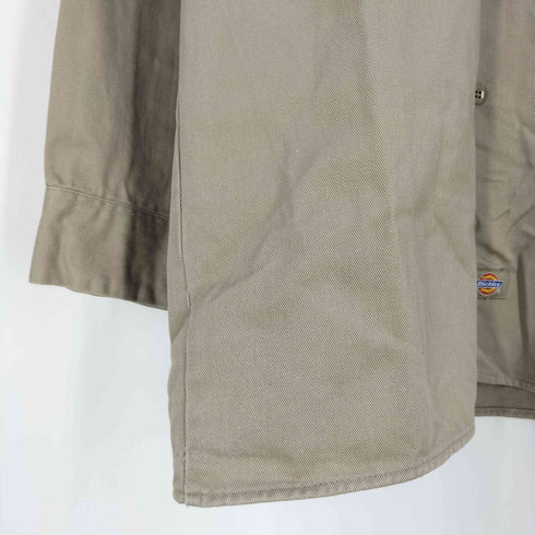 ディッキーズ Dickies 企業刺繍 ワークシャツ メンズ import:M