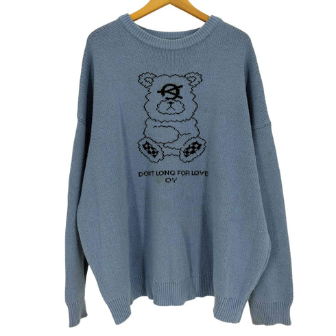 オーワイ OY ODOLLY KNIT オードリー プルオーバー ニット セーター DONT LONG FOR LOVE メンズ