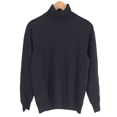 ユナイテッドアローズグリーンレーベルリラクシング UNITED ARROWS green label relaxing 120s 天竺 タートルネック ニット メンズ JPN:M