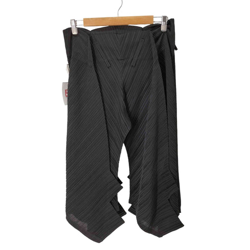 プリーツプリーズイッセイミヤケ PLEATS PLEASE ISSEY MIYAKE 変形 プリーツワイドパンツ レディース JPN:1