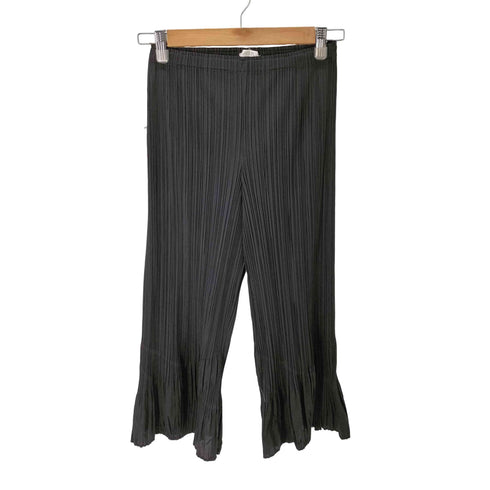 プリーツプリーズイッセイミヤケ PLEATS PLEASE ISSEY MIYAKE 異素材切替プリーツワイドパンツ レディース JPN:1