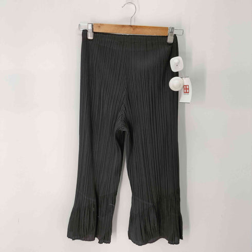 プリーツプリーズイッセイミヤケ PLEATS PLEASE ISSEY MIYAKE 異素材切替プリーツワイドパンツ レディース JPN:1