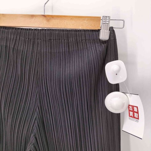 プリーツプリーズイッセイミヤケ PLEATS PLEASE ISSEY MIYAKE 異素材切替プリーツワイドパンツ レディース JPN:1