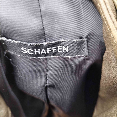 schaffen ラムレザージャケット メンズ 2