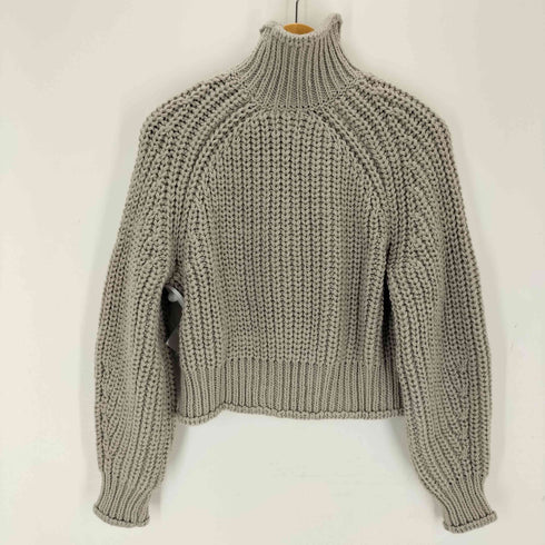 エイチアンドエム H&M ハイネッククロップドニット レディース