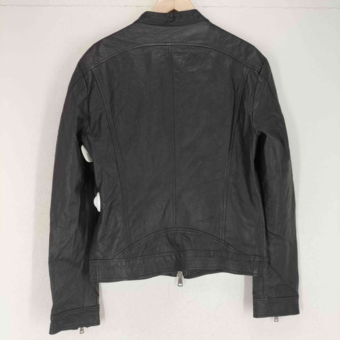 CROPS MADE IN ITALY レザーシングルライダース メンズ 46