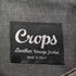 CROPS MADE IN ITALY レザーシングルライダース メンズ 46