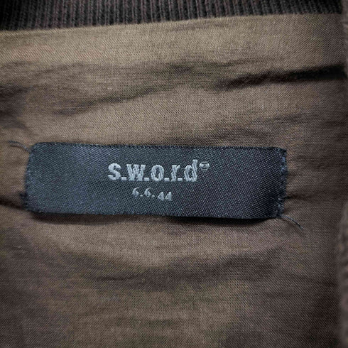 S.W.O.R.D レザージップブルゾン メンズ