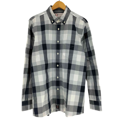 ヴァンヂャケット VAN JAC チェック ボタンダウン L/S シャツ メンズ JPN:L