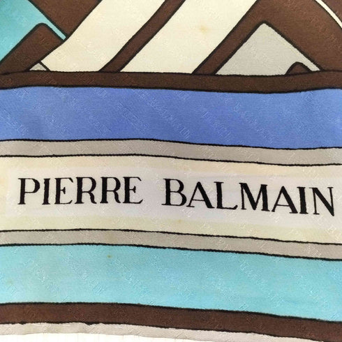 ピエールバルマン Pierre Balmain シルクスカーフ レディース