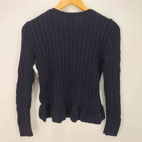 ポロラルフローレン POLO RALPH LAUREN ポニー刺繍 ケーブルニットカーディガン レディース XL/TG(16)