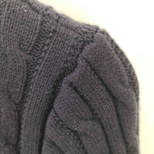 ポロラルフローレン POLO RALPH LAUREN ポニー刺繍 ケーブルニットカーディガン レディース XL/TG(16)