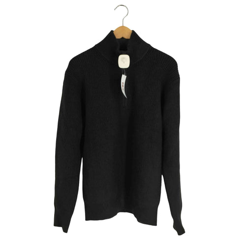 ユニクロ UNIQLO スフレヤーンハーフジップセーター レディース JPN:M