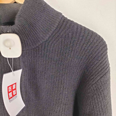 ユニクロ UNIQLO スフレヤーンハーフジップセーター レディース JPN:M