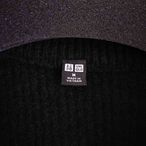ユニクロ UNIQLO スフレヤーンハーフジップセーター レディース JPN:M