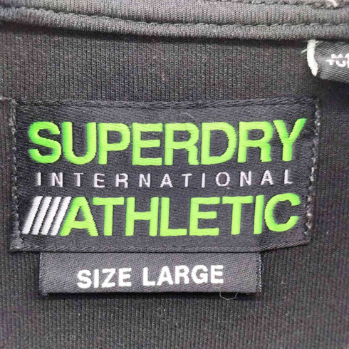 スーパードライ Superdry 極度乾燥(しなさい) シリコンロゴ サイドライン トラックジャケット トラックパンツ セットアップ メンズ L