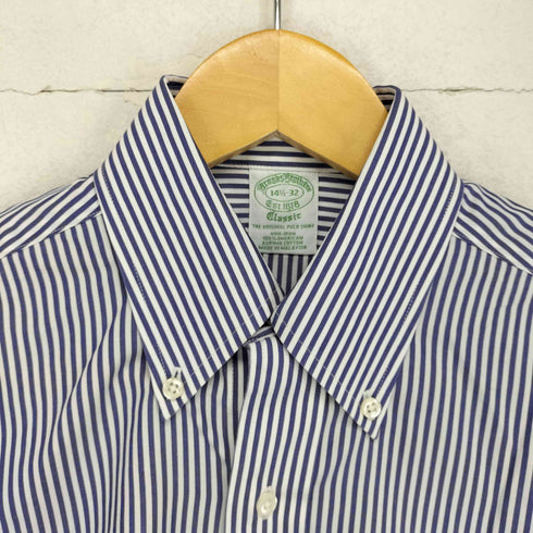 ブルックスブラザーズ BROOKS BROTHERS CLASSIC BDストライプL/S シャツ メンズ 141/2-32