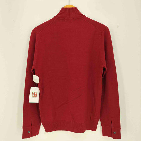 バーバリーブラックレーベル BURBERRY BLACK LABEL ハーフジップ スタンドカラーニット メンズ JPN:2