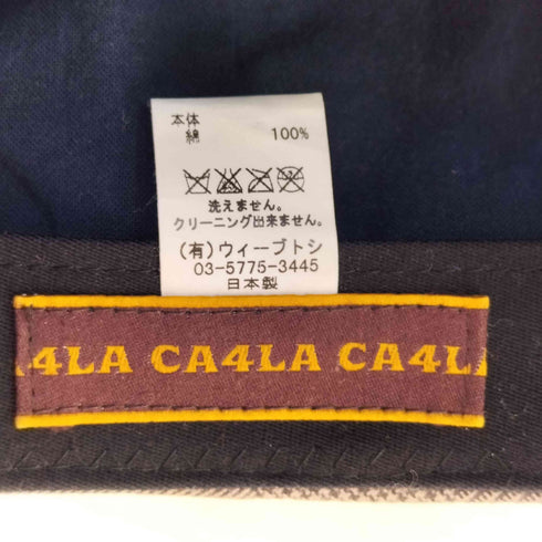 カシラ CA4LA グレンチェック ハンチング メンズ