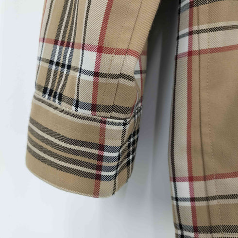 モンキータイム MONKEY TIME TW BEIGE TARTAN COACH JACKET メンズ JPN:M