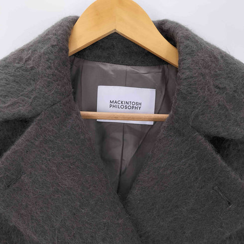 マッキントッシュフィロソフィー MACKINTOSH PHILOSOPHY モヘヤシャギーコート レディース 38