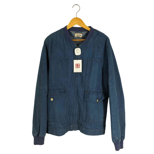 トミーヒルフィガーデニム TOMMY HILFIGER DENIM BARBON BONBER FLBL デニム ボンバージャケット メンズ import:L