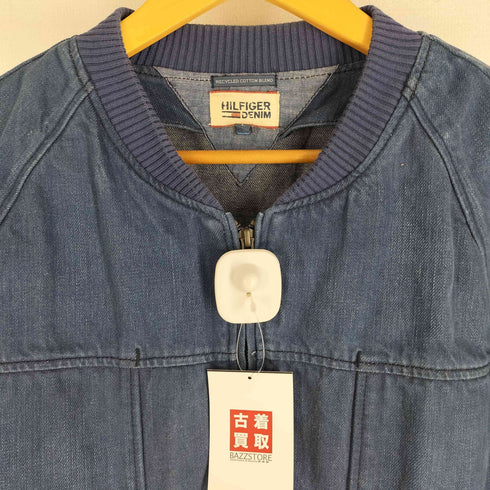 トミーヒルフィガーデニム TOMMY HILFIGER DENIM BARBON BONBER FLBL デニム ボンバージャケット メンズ import:L