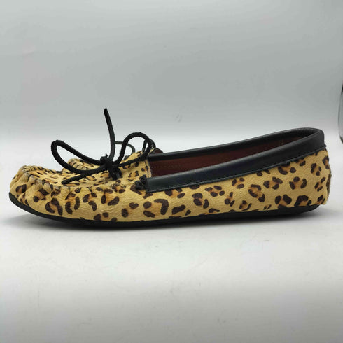 ミネトンカ Minnetonka レオパード デッキシューズ レディース US:7.5