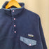 パタゴニアシンチラ PATAGONIA SYNCHILLA 00S 00AW スナップT ロゴパッチ フリース プルオーバー メンズ import:M