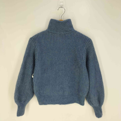 LA MAILLE SEZANE キッドモヘヤ混 ハーフボタン ハイネック ニット レディース XXS