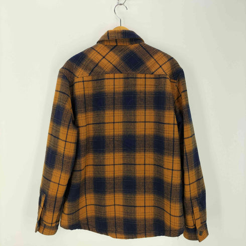 ザラ ZARA 裏地ボアチェック柄シャツジャケット メンズ JPN:L