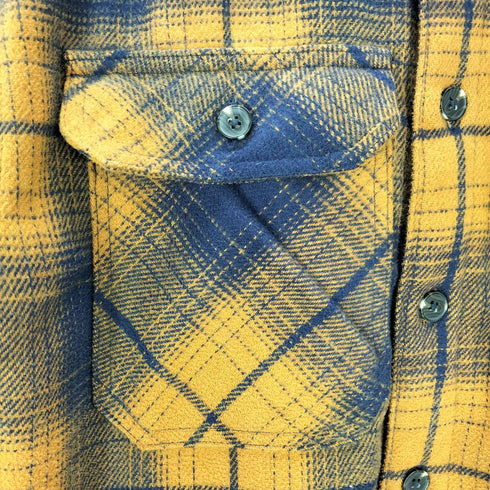ザラ ZARA 裏地ボアチェック柄シャツジャケット メンズ JPN:L