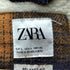 ザラ ZARA 裏地ボアチェック柄シャツジャケット メンズ JPN:L