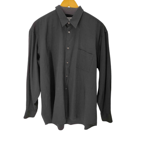 コムデギャルソンシャツ COMME des GARCONS SHIRT フランス製 レーヨン混L/Sシャツ メンズ JPN:L
