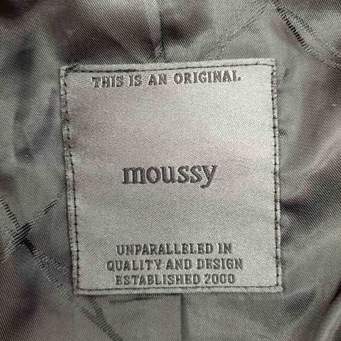 マウジー moussy ラムレザー ダブル ライダースジャケット レディース JPN:2